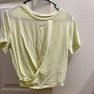 Nike Women's lime green T-Shirt
